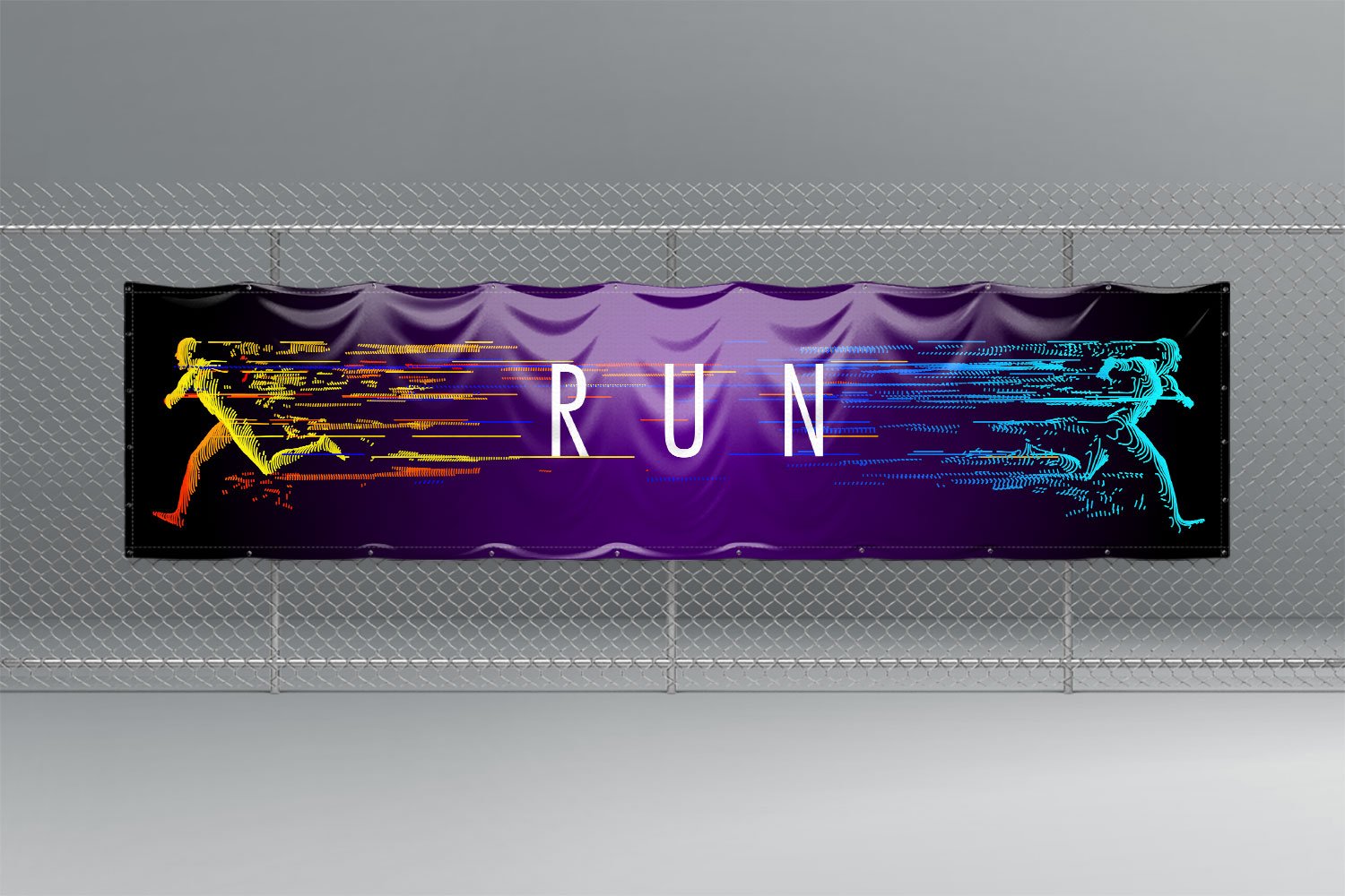 Large format banner