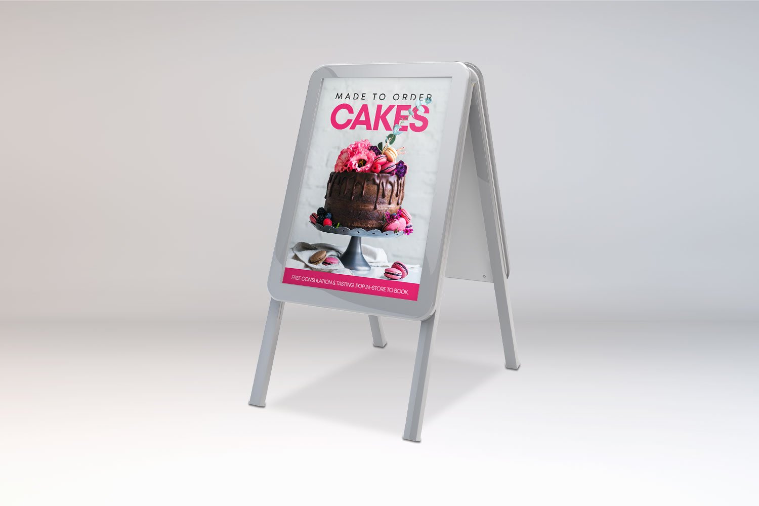 A frame signage